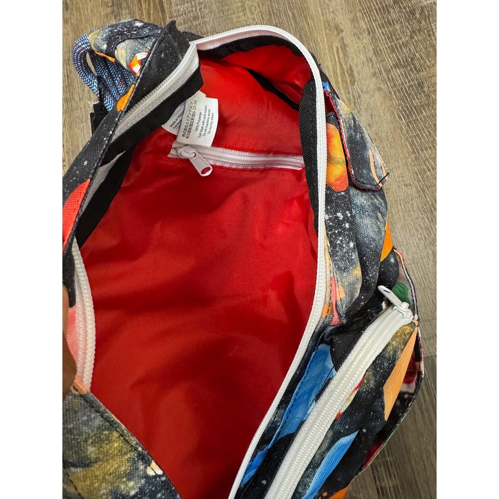 KAVU Space Pop Galaxy Popsicle Rope Sling Canvas Bag Crossbody Backpack NWT - Picture 9 of 14